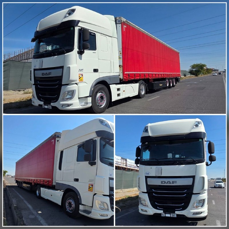 DAF XF460 + KRONE Прицеп + Прицеп: KRONE