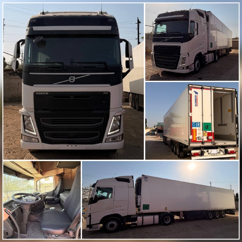 VOLVO FH460 EURO 6 + SCHMITZ Реф + SCHMITZ Реф